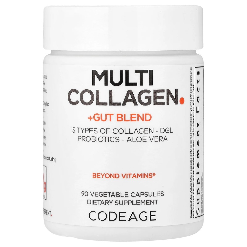2 X Codeage, Multi Collagen + Gut Blend, 90 Vegetable Capsules