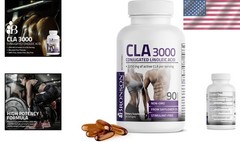 Extra High Potency CLA 3000 – 90 Softgels for Healthy Weight Support