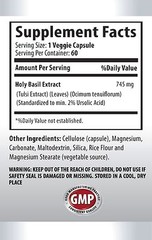 Holy basil – HOLY BASIL EXTRACT. ANTIBACTERIAL – calm down natural pills 2 Bot