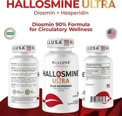 Hallusa Natural Diosmin Circulation – Support for Circulation and Veins 60 caps