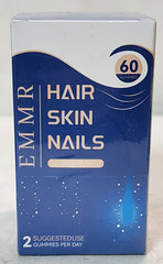 EMMR Hair Skin and Nails Vitamins Dietary Supplement, 60 Gummies