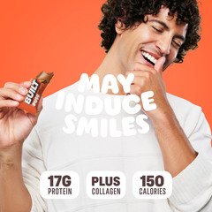 BUILT Puff Protein Bar Peanut Butter Cup 15g Protein 4ct Box 1.55oz Bars