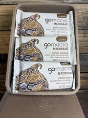 GoMacro Macrobar Peanut Butter Chocolate Chip Bars 11g Protein (2 Boxes= 24 Ct)