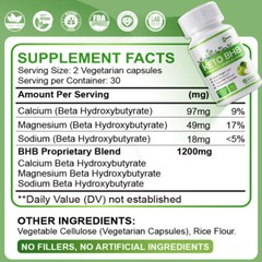 KETO BHB 1200mg PURE Ketone FAT BURNER RAPID Weight Loss Diet Pills Ketosis