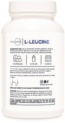 TypeZero L-Leucine Capsules (2000mg per serving) 120 capsules – 30 Servings
