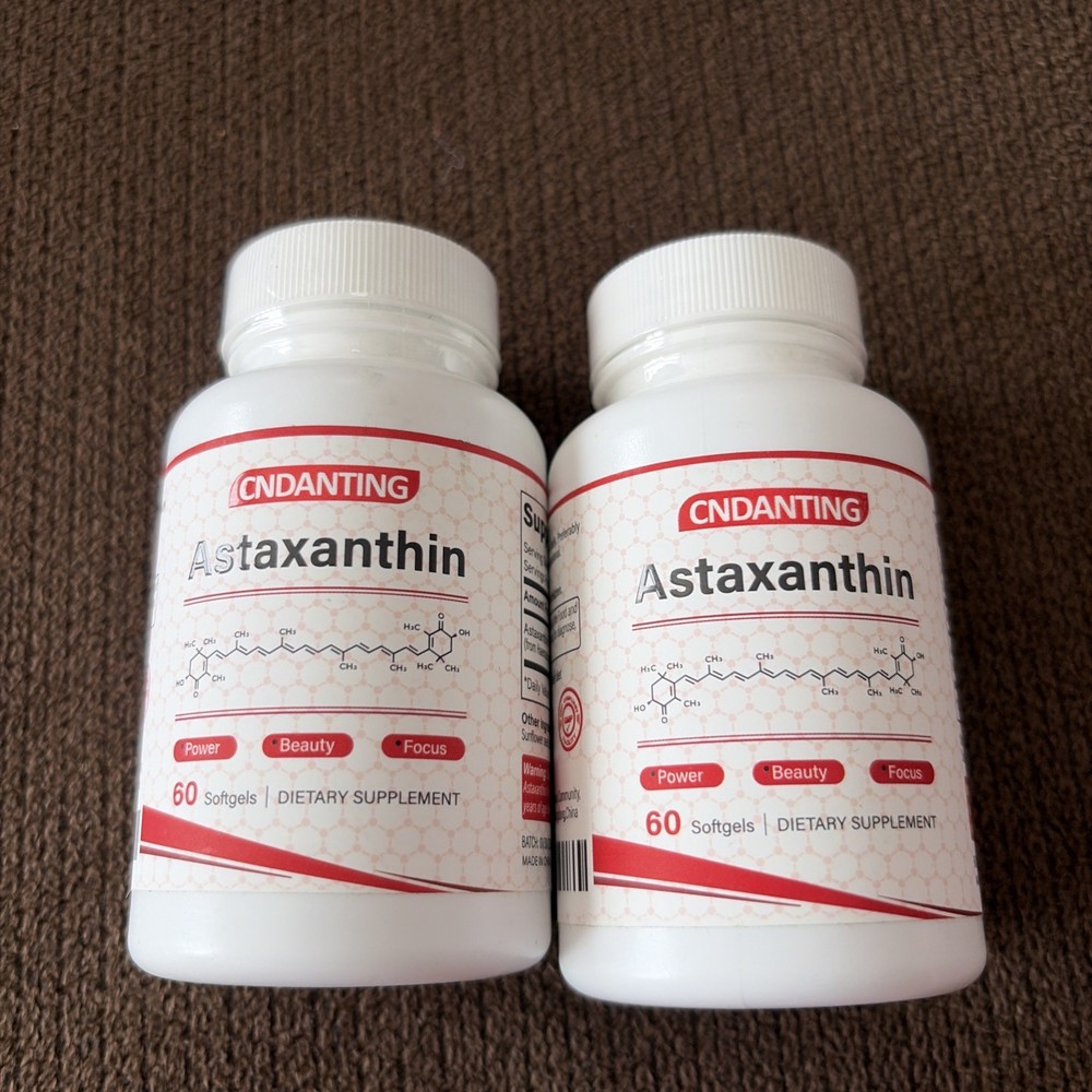 Cndanting Astaxanthin 2 Pack 120 Capsules Exp 1/29/2028