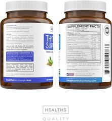 Thyroid Support with Iodine (Non-GMO) Improve Your Energy & Mood Metabolism 60ct
