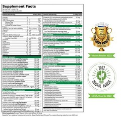 Comprehensive Superfood Supplement with 65 Superfoods 30 Servings 1 Scoop