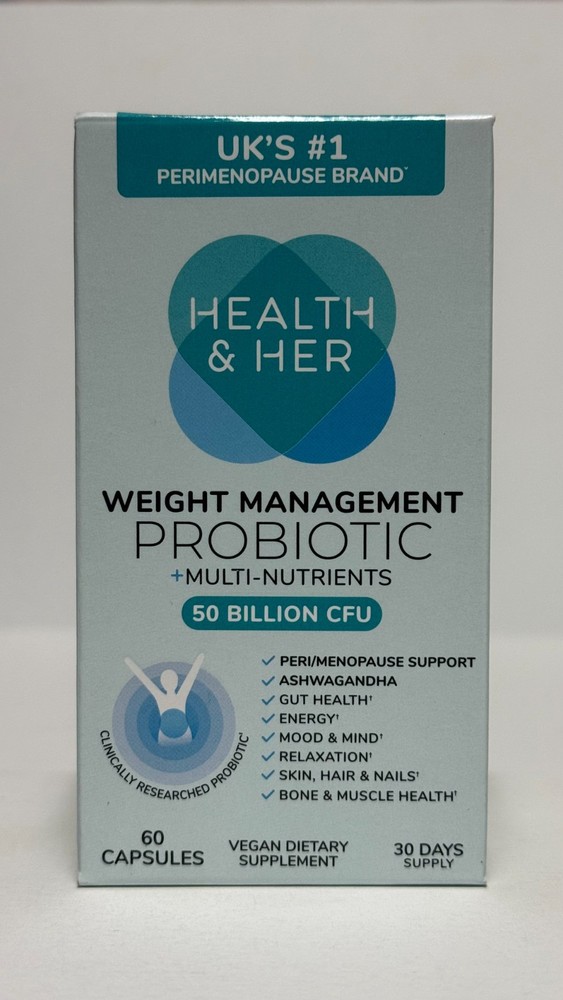 Health & Her Weight Management Probiotic + Multi-Nutrients 60ct 09/2026