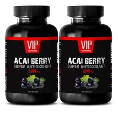 Superfood benefits – ACAI BERRY – Tropical flavor 2 Bottles 120 Capsules