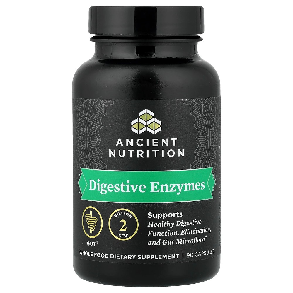 2 X Ancient Nutrition, Digestive Enzymes, 90 Capsules