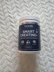 BrainMD Smart Creatine+ Instantized Creatine Monohydrate Unflavored 309g NEW