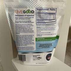 LiveGood Hydration Amplifier Electrolyte Drink Mix Rapid Results 30 Sticks