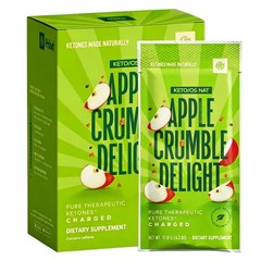 Pruvit Ketones Keto OS Nat APPLE CRUMBLE DELIGHT CHARGED. 20 Pk