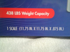 SmartHeart Digital Weight Scale Tempered Glass Platform 438 lbs Capacity NEW