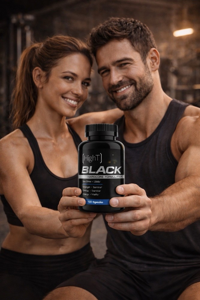 High T Black Testosterone Booster – Strength, Stamina & Sex Drive | 120 Caps