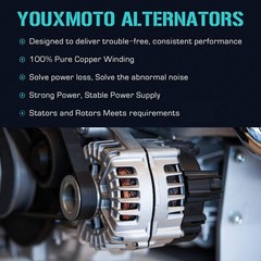 Alternator Replacement 3.8L Jeep Wrangler Dodge Caravan 2007