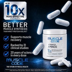 NAUTILUS Muscle Code Essential Amino Acid Capsules – Muscle Synthesis & Repair &