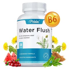 Water Flush 120pcs – Kidney Cleansing Supplement for Water Balance, Retention