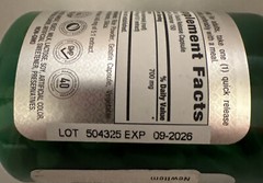 HORBAACH Concentrated Extract Black Cohosh Supplement Capsules 150 Count Exp9/26