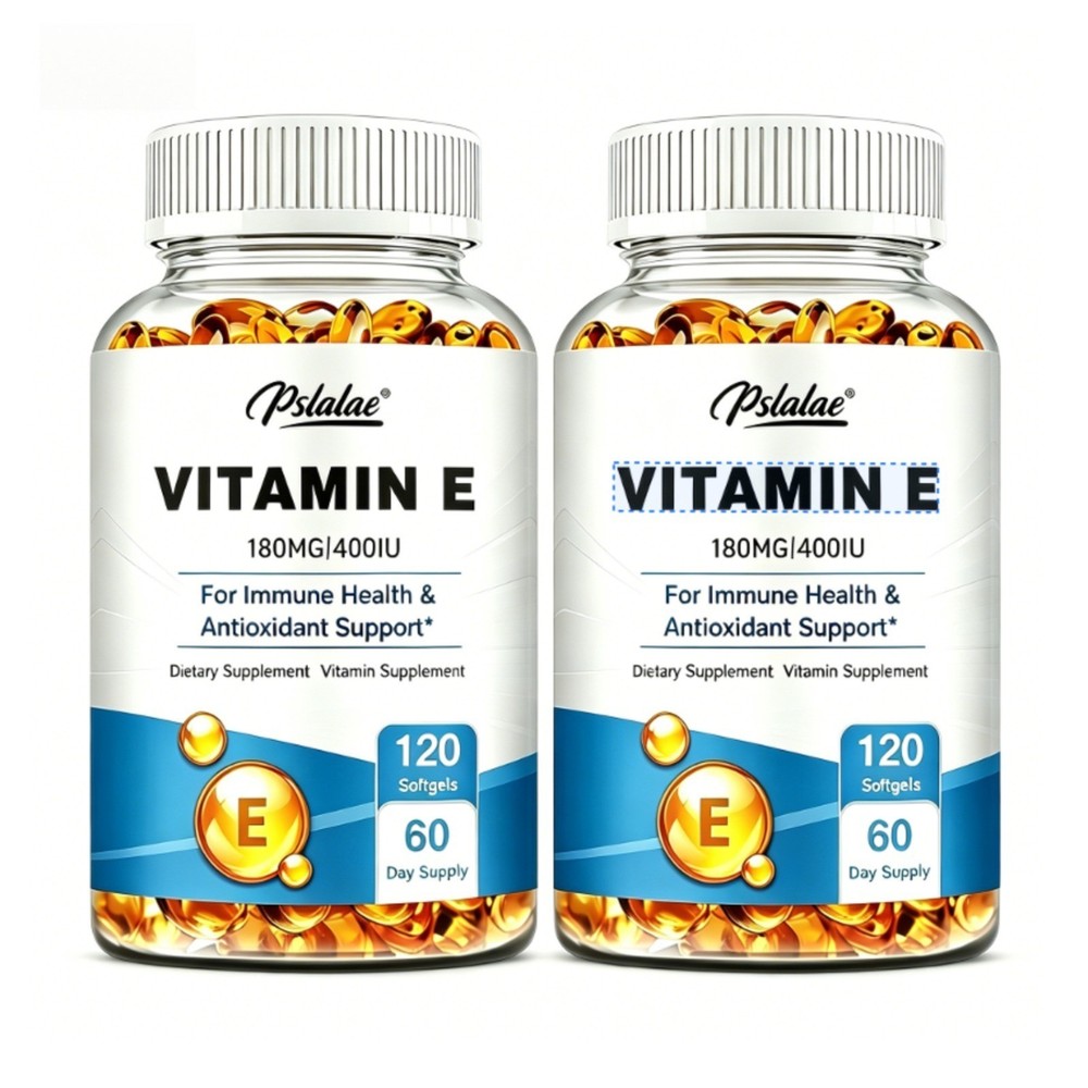 Vitamin E 240pcs – Wrinkle Reduction, Skin Firming, Hair, Nails & Eyes Health