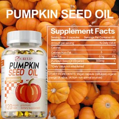 Pumpkin Seed Oil-Urinary & Bladder Support,Hair Growth,Supports Prostate Health