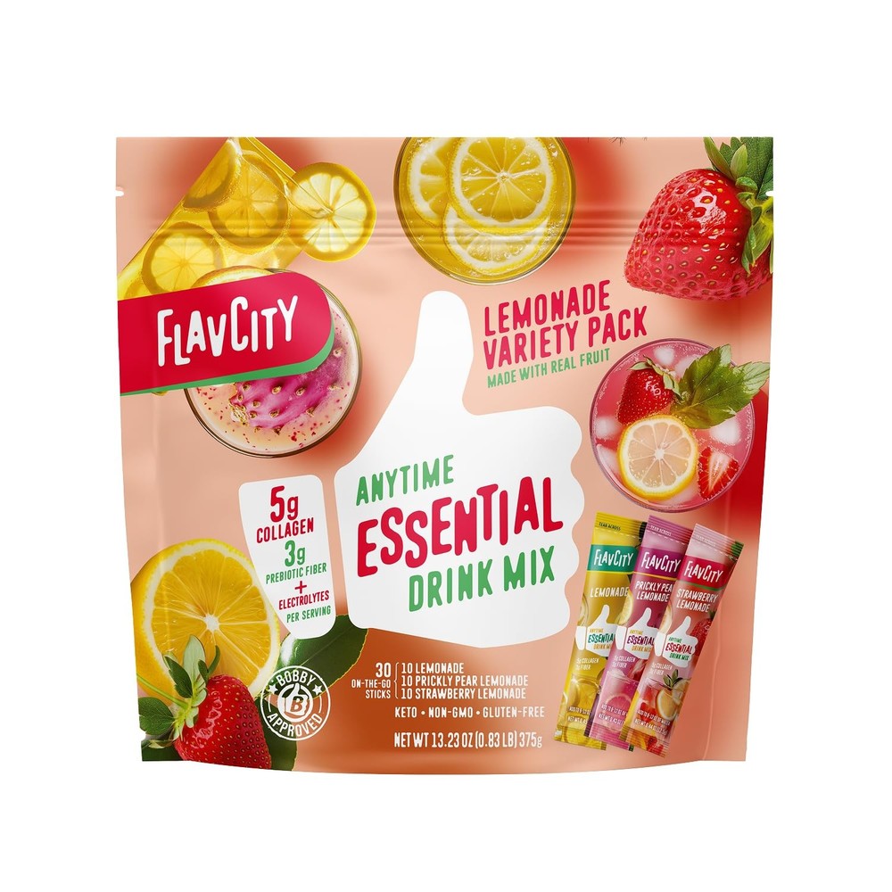 FlavCity Anytime Essential Lemonade Variety Pack – 13.22 Ounce (Pack of 1)
