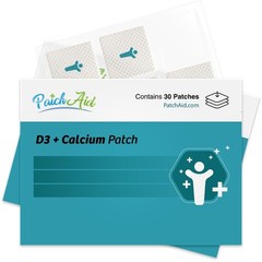 D3 Calcium Plus Topical Patch – 30-Day Supply for Vitamin D & Calcium Support