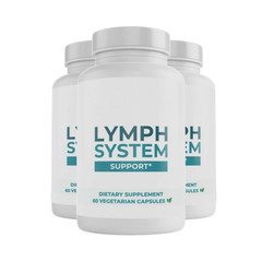 3-Pack Lymph System Support Capsules, Supports Healthy Lymph System – 180 Caps