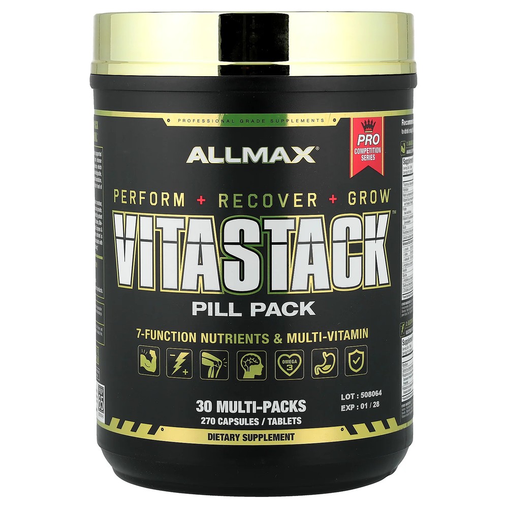 2 X ALLMAX, VITASTACK�, Pill Pack, 30 Multi-Packs