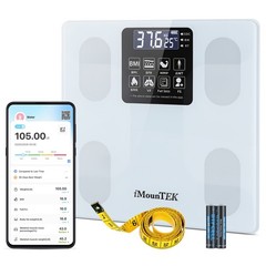 BMI Weight Scale High Accuracy Scale for 6 Month Battery Life w/ Smart App
