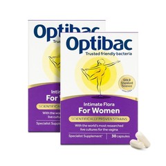 Optibac Probiotics For – 30 Capsules Pack Of 2 Probiotic Rhamnosus Gr-1 Reuteri