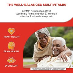 Geritol Multivitamin Supplement, Contains B-Vitamins, 40 Count (Pack of 2)