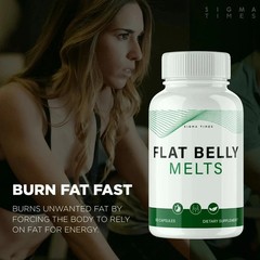 Flat Belly Melts Supplement- Advanced Formula Support Pills – FS!, Pack of 1