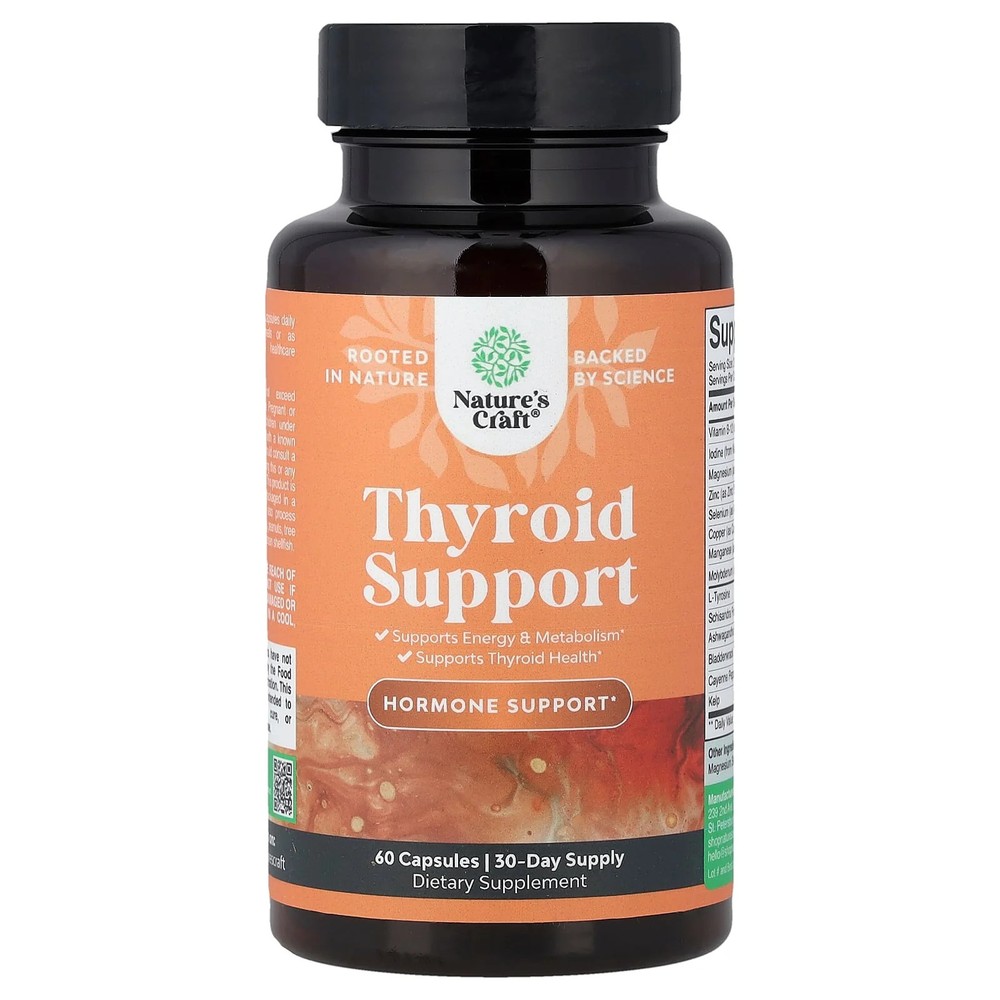 2 X Nature’s Craft, Thyroid Complex , 60 Capsules