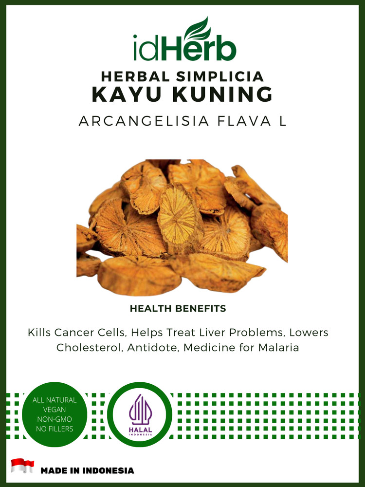 [idHerb] 50-400 Gram Dried Yellow Fruit Moonseed Arcangelisia Flava L Organic
