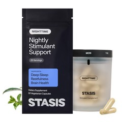 STASIS Nighttime Supplement Complete Kit with Magnesium, Melatonin, Zinc and …