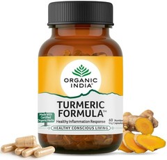Turmeric Formula Organic India OFFICIAL USA 3 Bottles 180 Caps Immunity