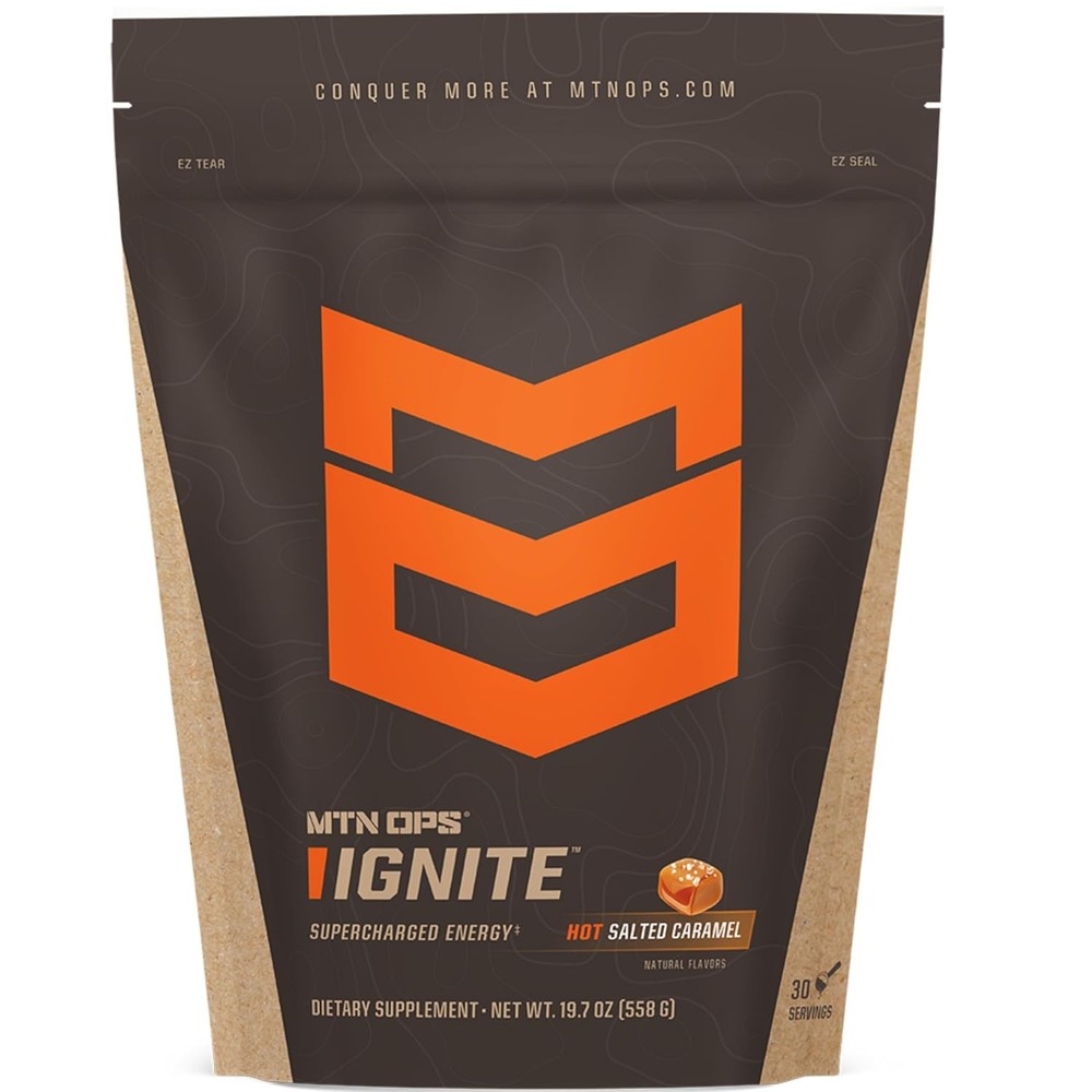 MTN OPS Hot Ignite Nitric Oxide Coffee Alternative with 200mg Caffeine per Servi
