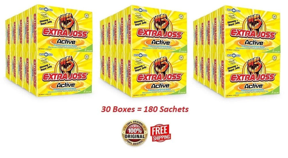 EXTRAA JOSS – 30 Boxes (180 SACHETS) HALAL HALAL by MALAYSIA