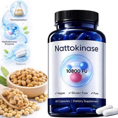 Nattokinase Capsules, Nattokinase Supplement Organic 10800 FU Per Serving 1-5pcs
