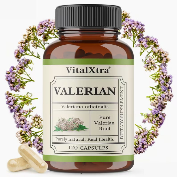 Valerian Root Supplement – Supports Sleep and Heart Health – 120 Capsules