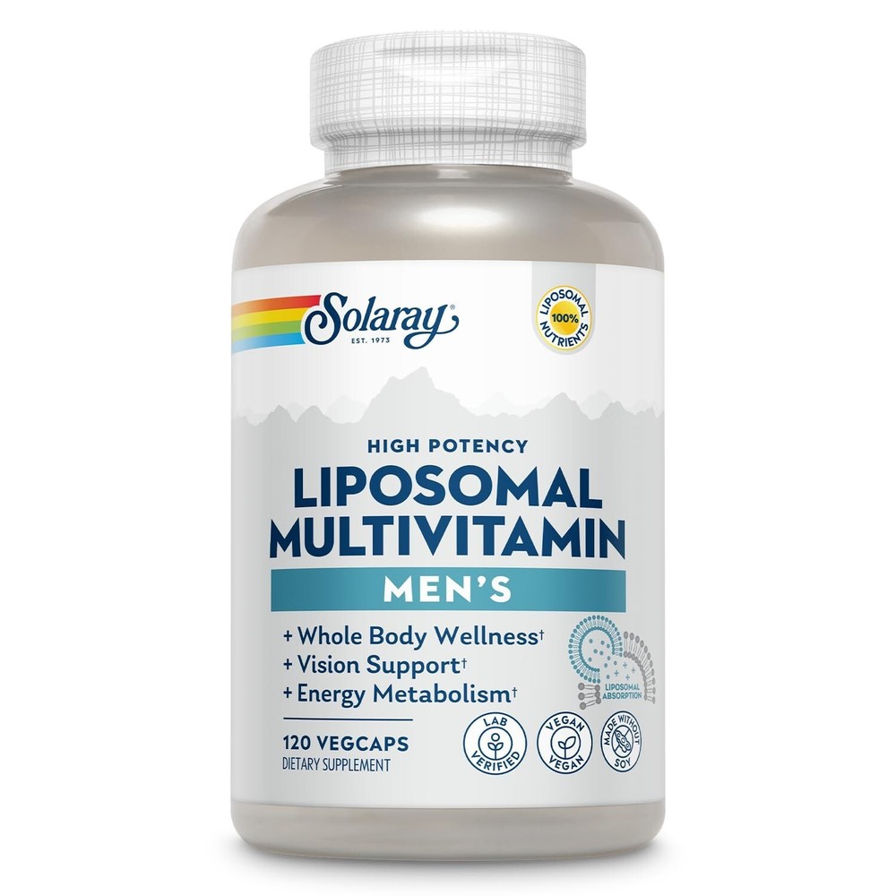 Solaray Liposomal Multivitamin for Men Enhanced 120 Ct.