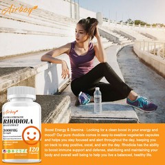 Rhodiola 3000mg Capsules – Stamina, Joint and Immune Health, Support Mood Health