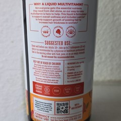MaryRuth’s Liquid Morning Multivitamin + Hair Growth Peach Mango 22 fl oz