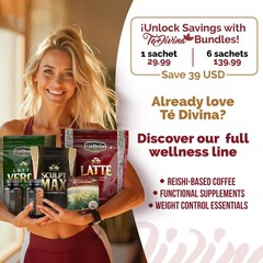 TeDivina, PlantBased Cleansing Formula, CaffeineFree Wellness Drink with 12 B…