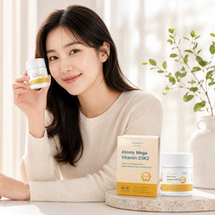 ATOMY Mega Vitamin D3K2 90 Capsules Korean Health Supplement