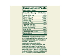 4 PACK Spring Valley Super B-Complex Tablets, 100 Count