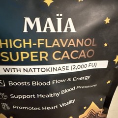 MAIA Ceremonial High-Flavanol Super Cacao with NATTOKINASE 7oz 30 servings