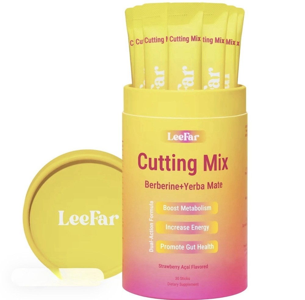 Leefar Cutting Drink Mix Magnesium Berberine, Chromium, 5-HTP, Yerba Mate & –